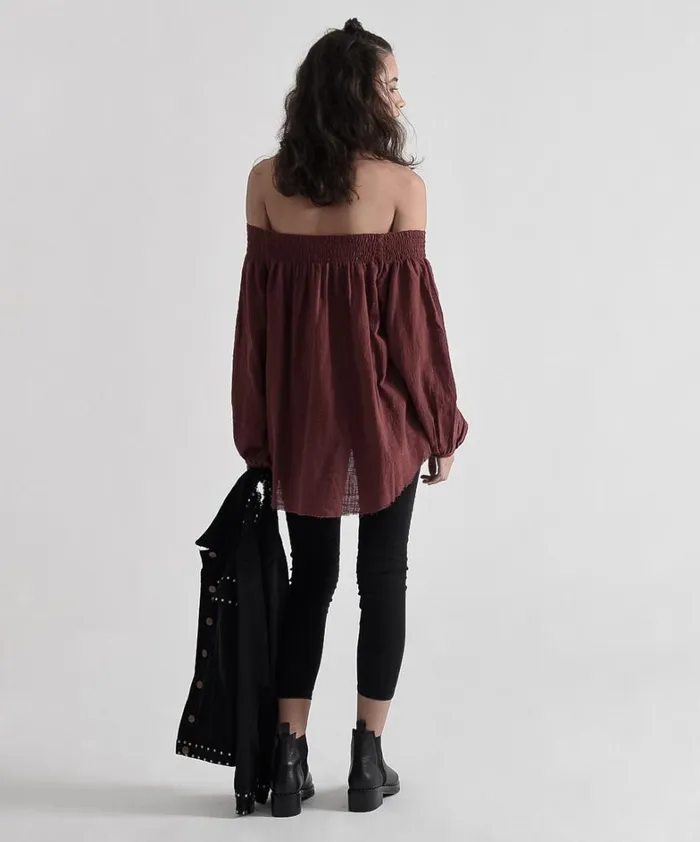 One Teaspoon Tops TAHITIAN PEARL MUSLIN TOP 0 8211 Women One Teaspoon Tops TAHITIAN PEARL MUSLIN TOP 0 8211 Women
