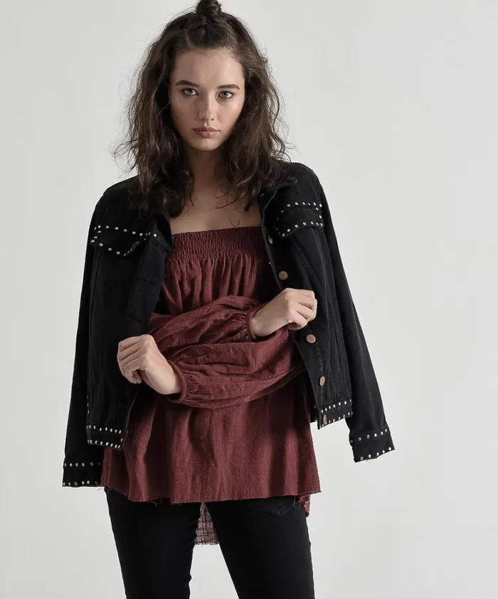 One Teaspoon Tops TAHITIAN PEARL MUSLIN TOP 0 8211 Women One Teaspoon Tops TAHITIAN PEARL MUSLIN TOP 0 8211 Women