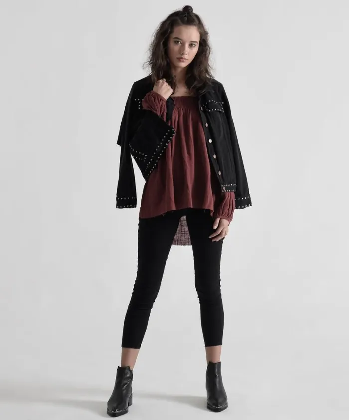 One Teaspoon Tops TAHITIAN PEARL MUSLIN TOP 0 8211 Women One Teaspoon Tops TAHITIAN PEARL MUSLIN TOP 0 8211 Women