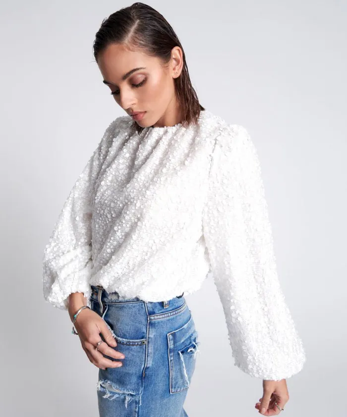 One Teaspoon Tops UP ALL NIGHT BUBBLE TOP 8211 Women One Teaspoon Tops UP ALL NIGHT BUBBLE TOP 8211 Women