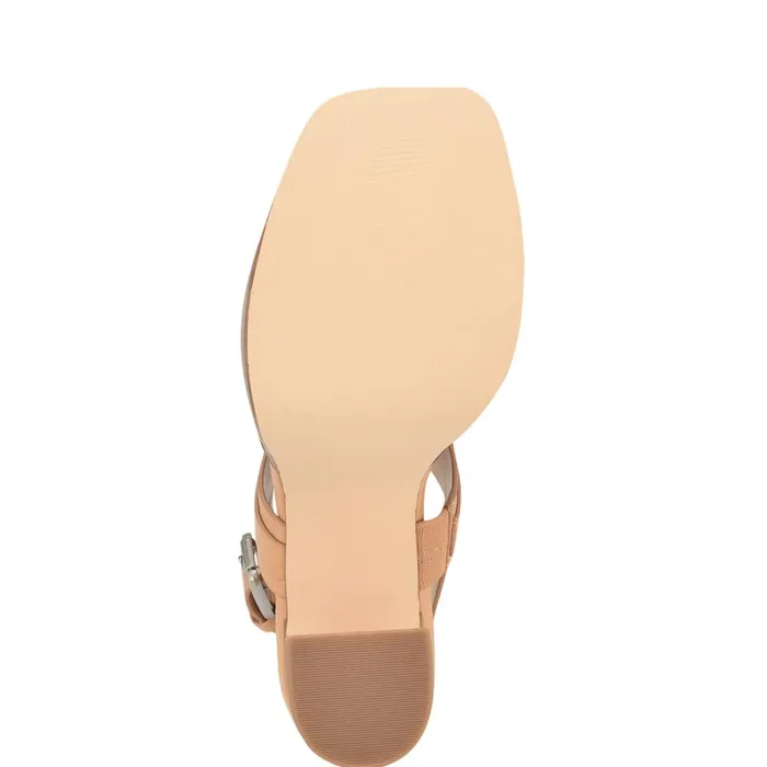 Opell Tailored Platform Sandals Light Natural Women Nine West Dress