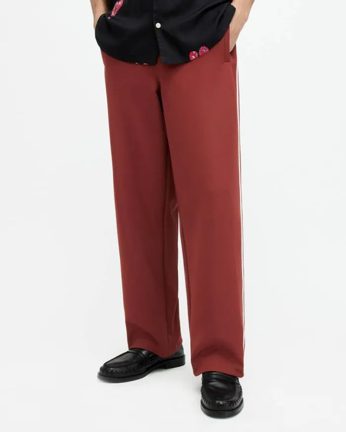 Oren Straight Fit Sweatpants Imperial Red Men AllSaints Pants