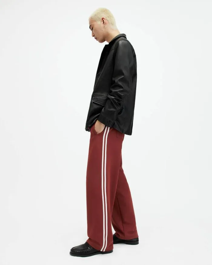 Oren Straight Fit Sweatpants Imperial Red Men AllSaints Pants