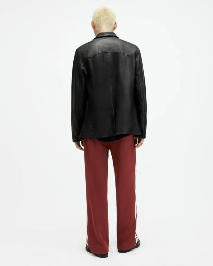 Oren Straight Fit Sweatpants Imperial Red Men AllSaints Pants