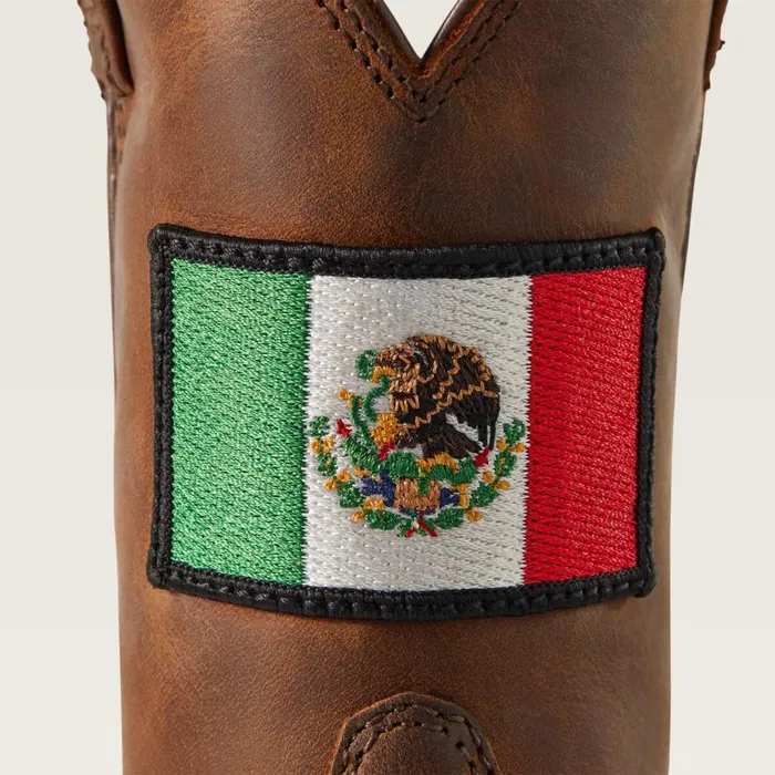 Orgullo Mexicano II Western Boot Distressed Brown Kids Ariat Big Kids039 Footwear Orgullo Mexicano II Western Boot Distressed Brown Kids Ariat Big Kids039 Footwear
