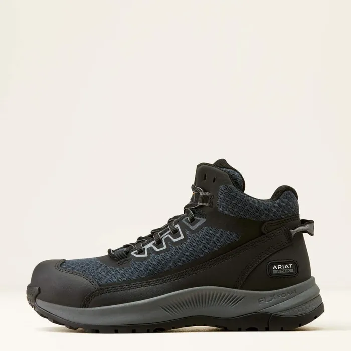 Outpace Shift Mid Composite Toe Work Shoe Dark Shadow Women Ariat Work Boots and Shoes Outpace Shift Mid Composite Toe Work Shoe Dark Shadow Women Ariat Work Boots and Shoes