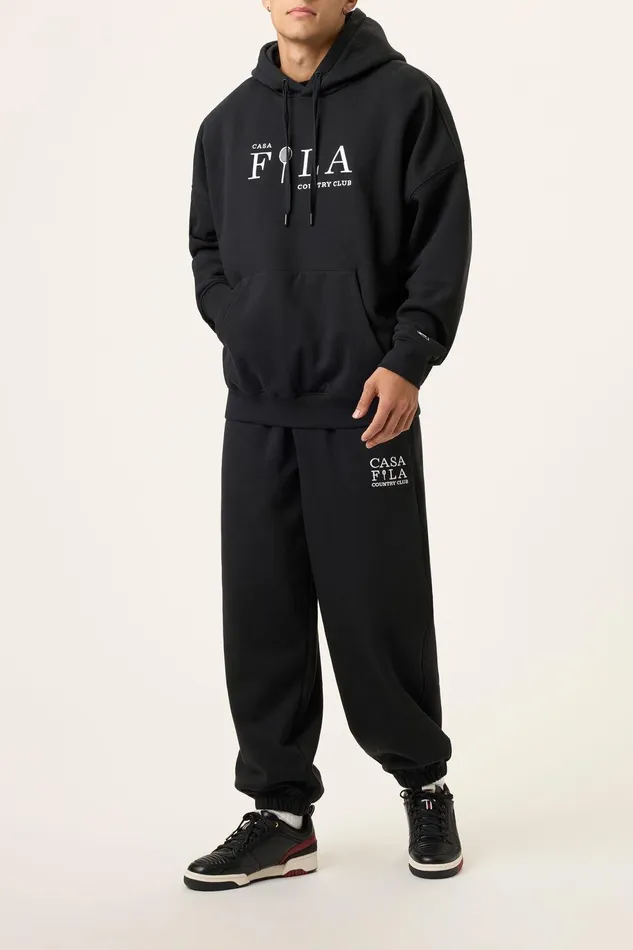 Pants and Shorts Men Fila CASA FILA Country Club Jogger 001 Black Pants and Shorts Men Fila CASA FILA Country Club Jogger 001 Black