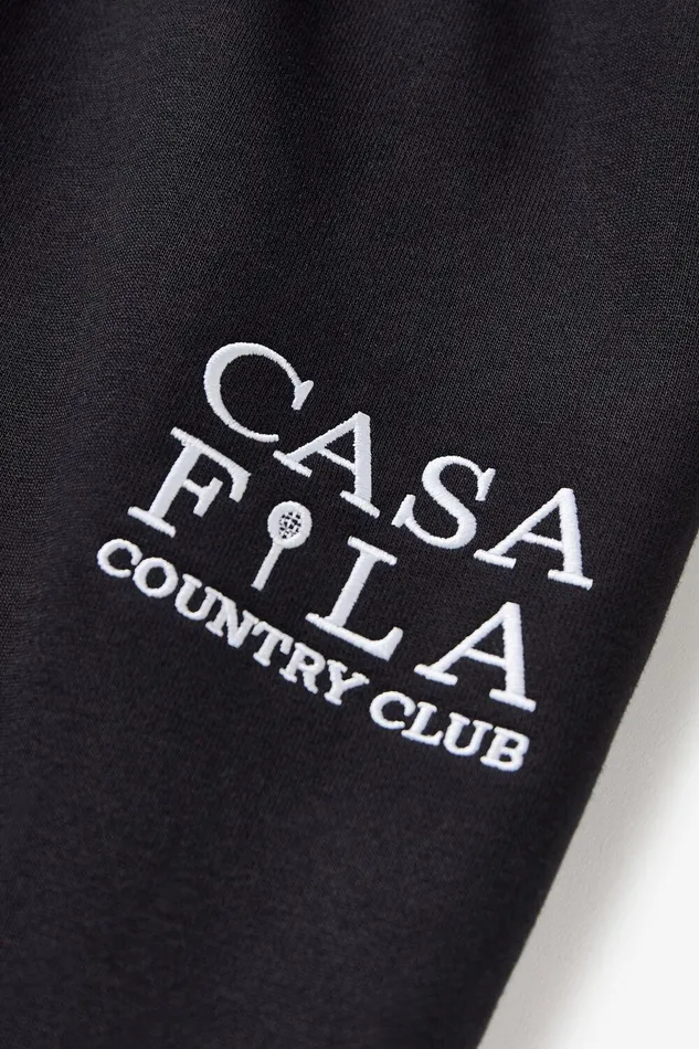 Pants and Shorts Men Fila CASA FILA Country Club Jogger 001 Black Pants and Shorts Men Fila CASA FILA Country Club Jogger 001 Black