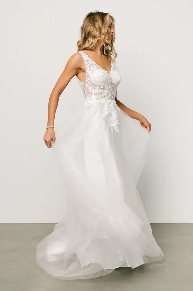 Passion Shimmer Bridal Gown White Women Baltic Born Bridal Passion Shimmer Bridal Gown White Women Baltic Born Bridal