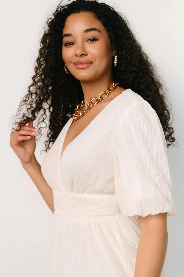 Patrice Short Dress Cream Women Baltic Born Bridal Patrice Short Dress Cream Women Baltic Born Bridal