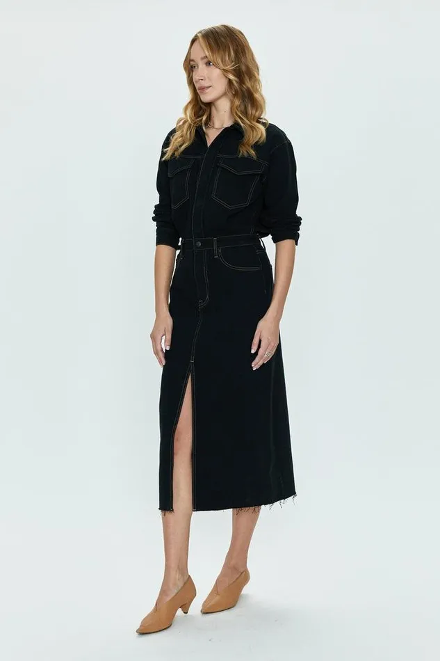 Pistola Denim Denim Women Amira Midi Dress 8211 Vioght Vioght