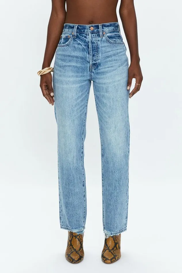 Pistola Denim Denim Women Cassie Super High Rise Straight 8211 Bramble Bramble