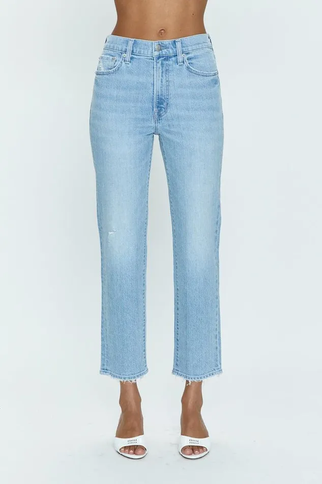 Pistola Denim Denim Women Charlie High Rise Classic Straight Ankle 8211 Endless Vintage Endless Vintage