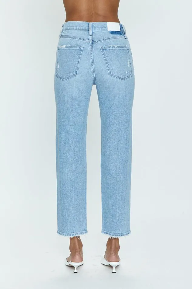 Pistola Denim Denim Women Charlie High Rise Classic Straight Ankle 8211 Endless Vintage Endless Vintage