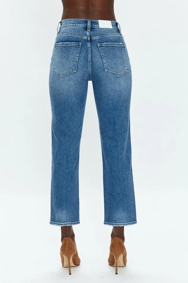 Pistola Denim Denim Women Charlie High Rise Classic Straight Ankle 8211 Westminster Vintage Westminster Vintage