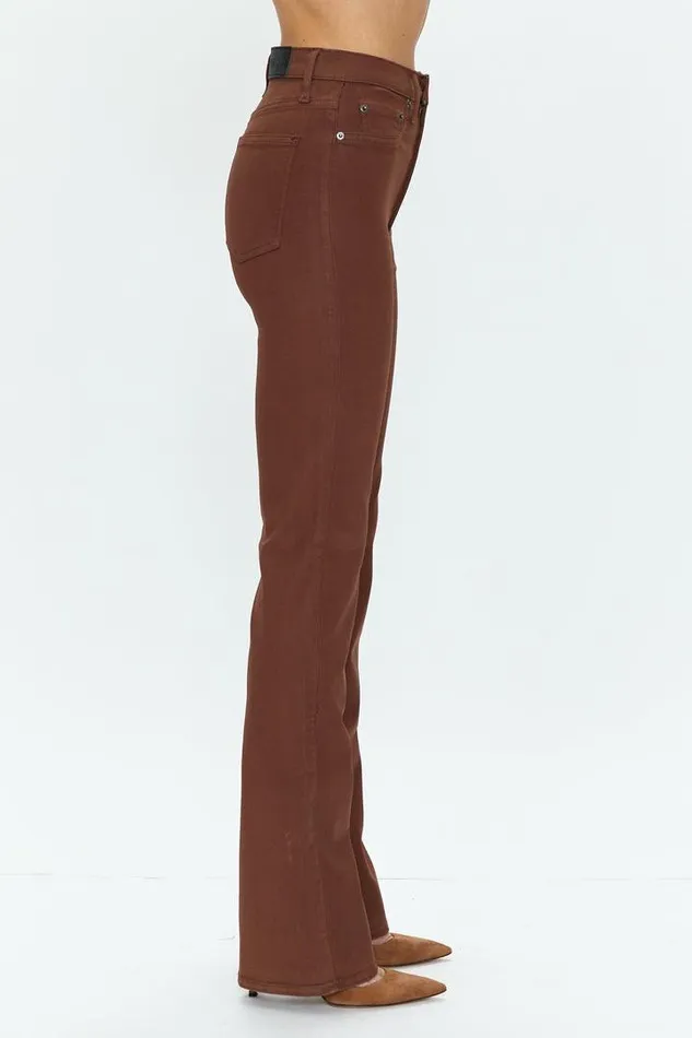 Pistola Denim Denim Women Colleen Super High Rise Slim Boot 8211 Coated Saddle Coated Saddle