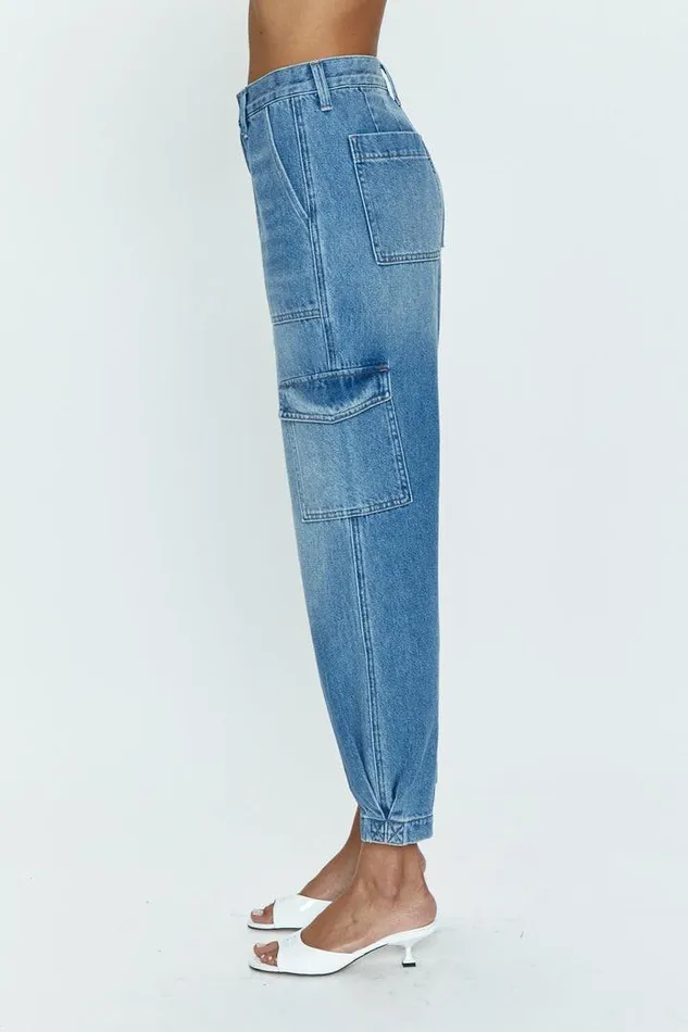 Pistola Denim Denim Women Josephine High Rise Cargo 8211 Paradigm Paradigm