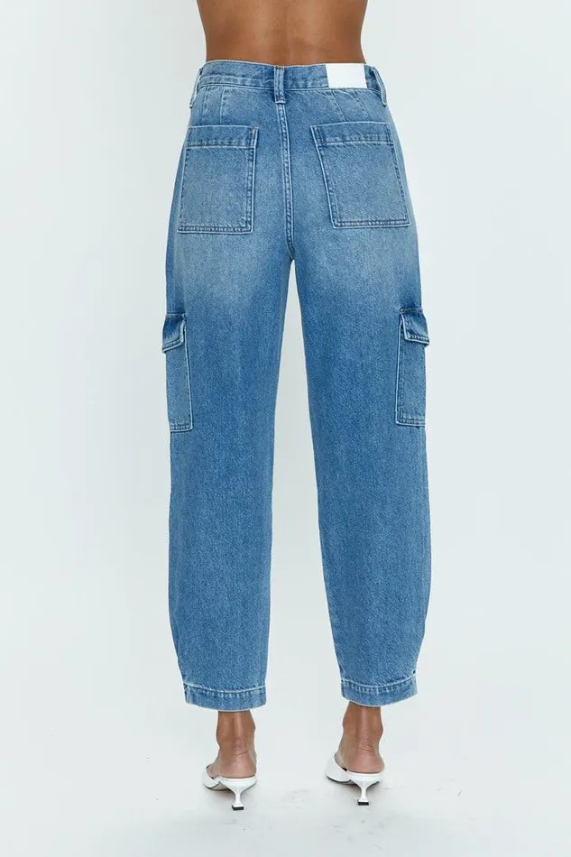 Pistola Denim Denim Women Josephine High Rise Cargo 8211 Paradigm Paradigm