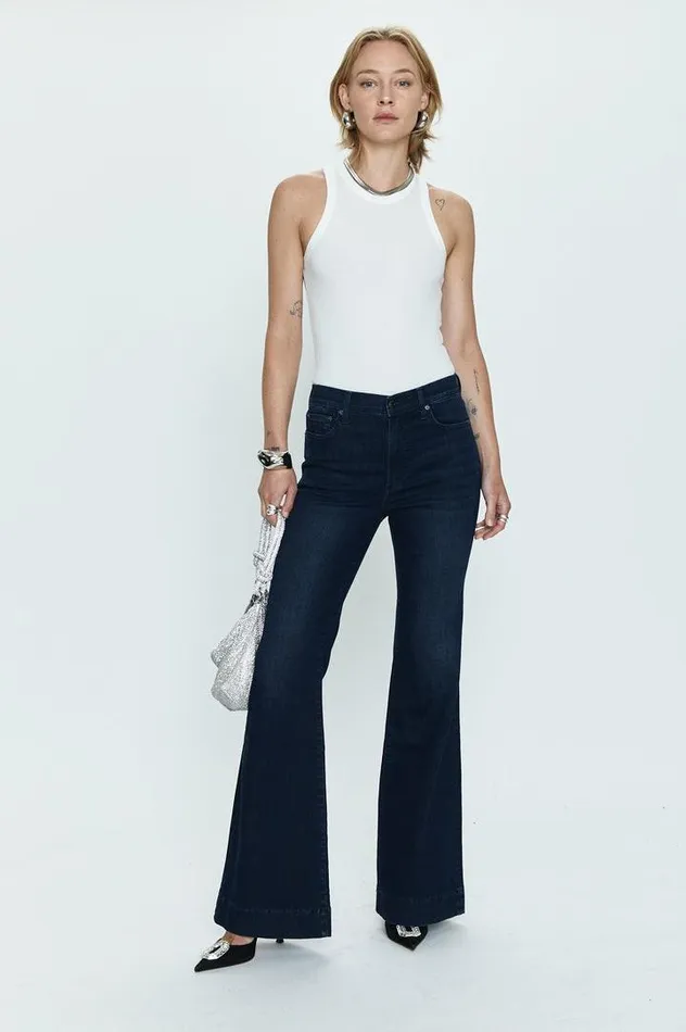 Pistola Denim Denim Women Kinsley Mid Rise Ultra Flare 8211 8mm 8mm