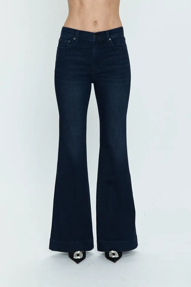 Pistola Denim Denim Women Kinsley Mid Rise Ultra Flare 8211 8mm 8mm