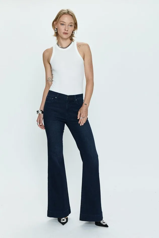 Pistola Denim Denim Women Kinsley Mid Rise Ultra Flare 8211 8mm 8mm