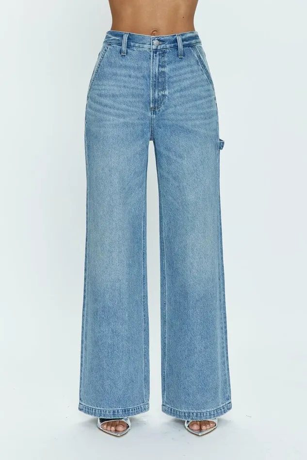 Pistola Denim Denim Women Milo Workwear High Rise Ultra Wide Leg 8211 Marcel Marcel