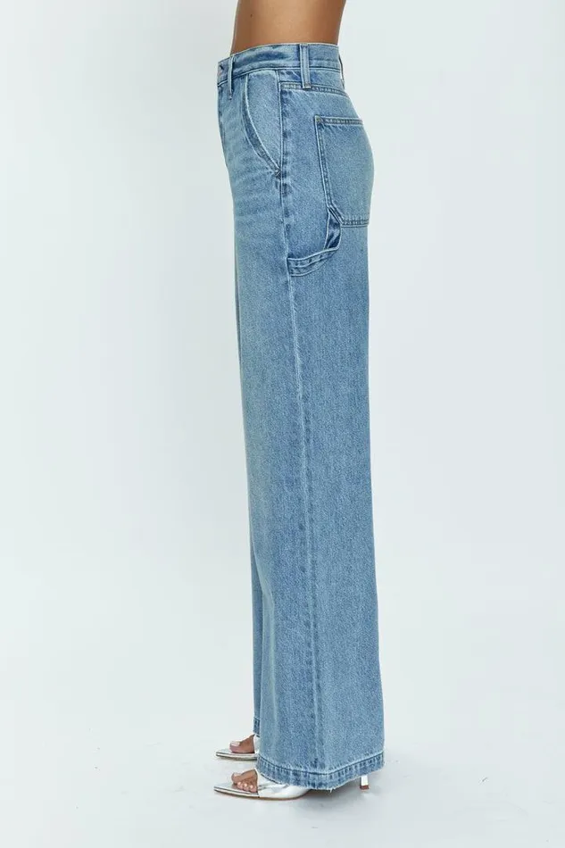 Pistola Denim Denim Women Milo Workwear High Rise Ultra Wide Leg 8211 Marcel Marcel