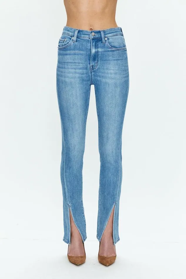 Pistola Denim Denim Women Teagan High Rise Vented Slim Cigarette 8211 Mai Tai Mai Tai