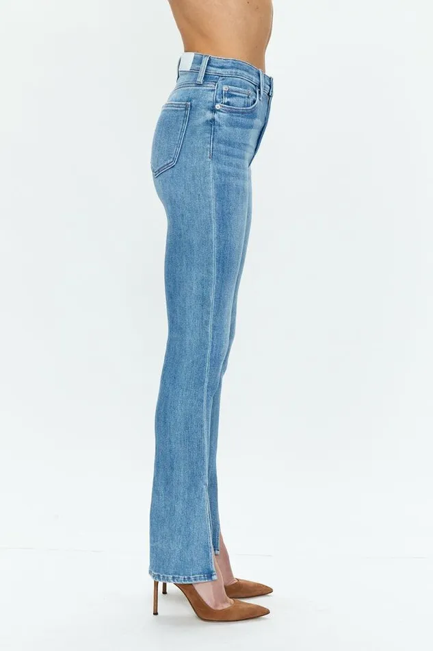 Pistola Denim Denim Women Teagan High Rise Vented Slim Cigarette 8211 Mai Tai Mai Tai