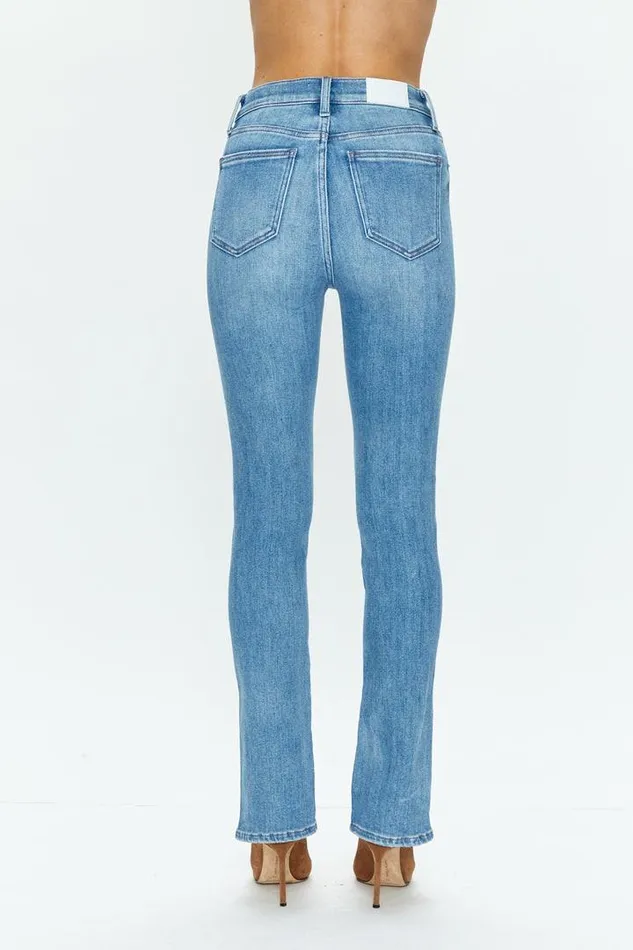 Pistola Denim Denim Women Teagan High Rise Vented Slim Cigarette 8211 Mai Tai Mai Tai