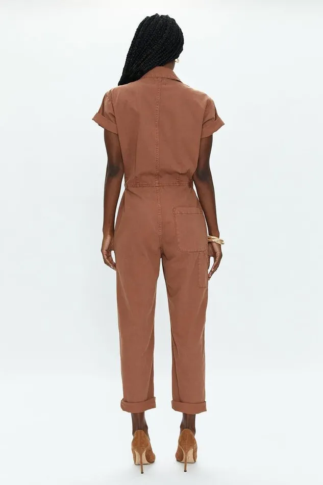 Pistola Denim Jumpsuits and Rompers Women Grover Short Sleeve Field Suit 8211 Cinnamon Cinnamon Pistola Denim Jumpsuits and Rompers Women Grover Short Sleeve Field Suit 8211 Cinnamon Cinnamon