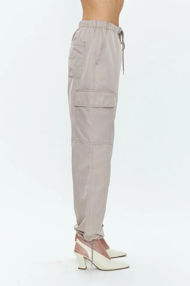 Pistola Denim Pants Women Jade Lightweight Cargo Trouser 8211 Taupe Taupe