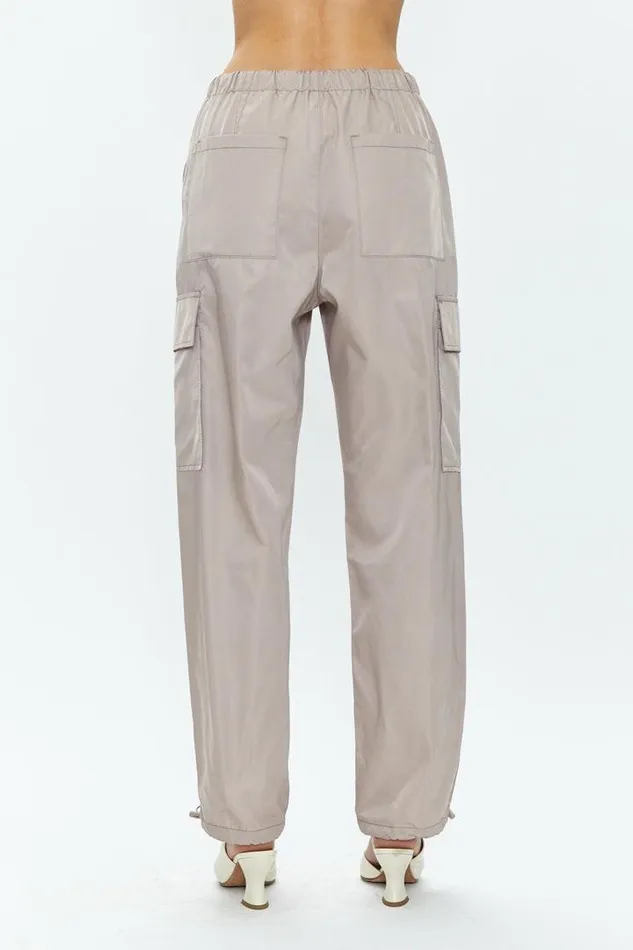 Pistola Denim Pants Women Jade Lightweight Cargo Trouser 8211 Taupe Taupe
