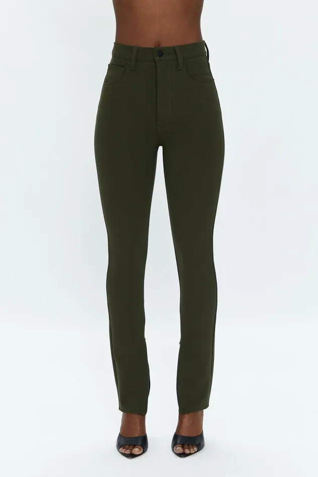 Pistola Denim Pants Women Kendall High Rise Skinny Scuba WZippers 8211 Forest Forest