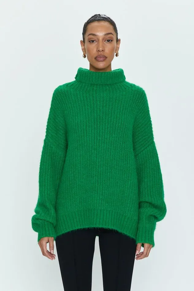 Pistola Denim Sweaters and Knits Women Ashley Turtleneck Sweater 8211 Fern Fern