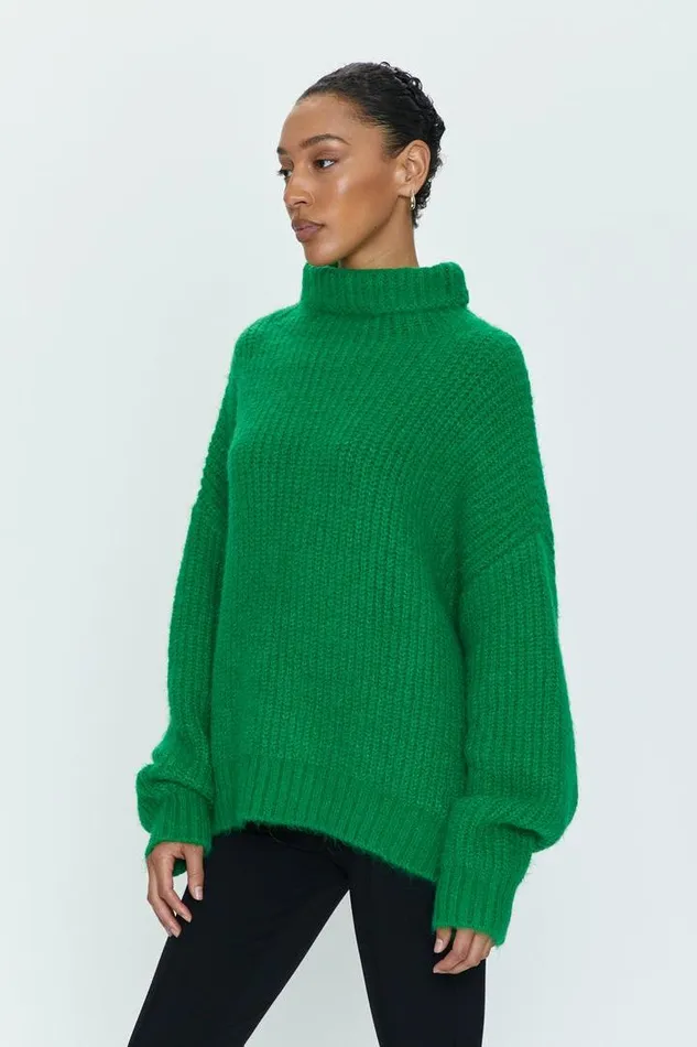 Pistola Denim Sweaters and Knits Women Ashley Turtleneck Sweater 8211 Fern Fern