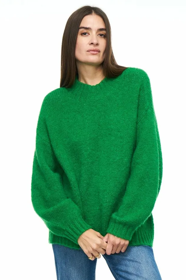 Pistola Denim Sweaters and Knits Women Carlen Mock Neck Sweater 8211 Fern Fern
