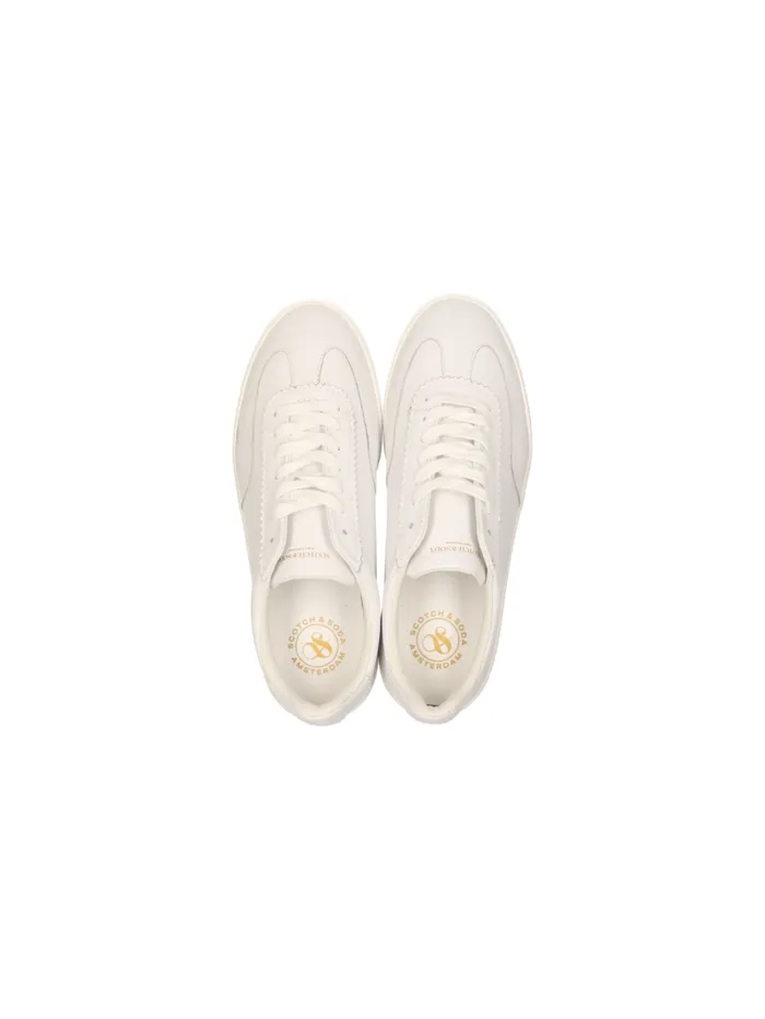 Plakka White Men Scotch and Soda Sneakers