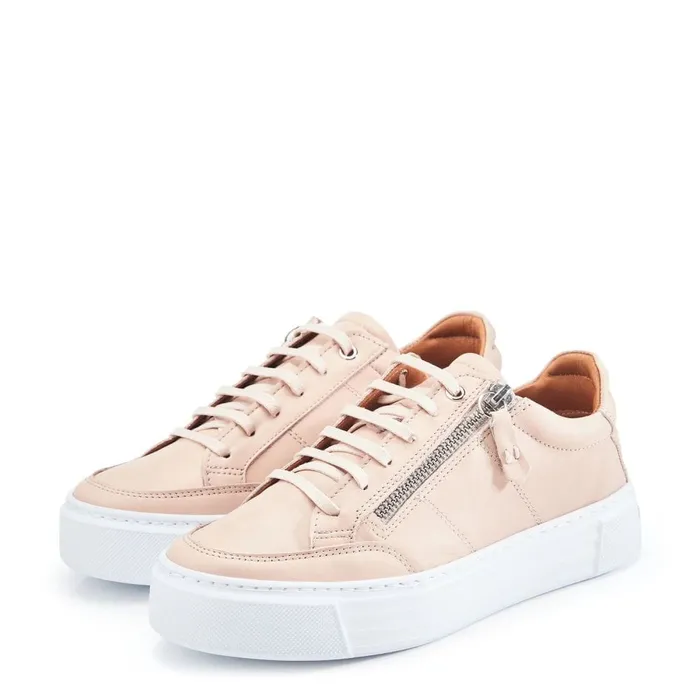 Platform Trainers Women Moda In Pelle Shoon Sh Eltha Cameo Leather
