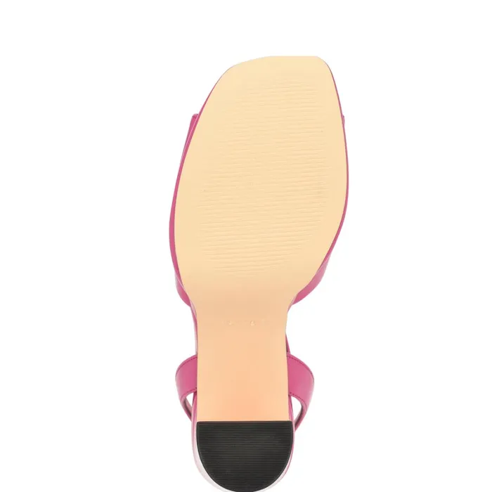 Platt Platform Ankle Strap Sandals Pink Patent Women Nine West High Heels Platt Platform Ankle Strap Sandals Pink Patent Women Nine West High Heels