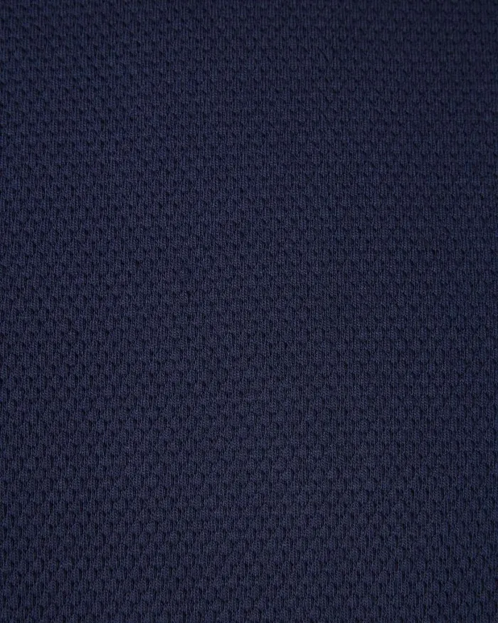 Politix TShirts Men Slim Fit Jacquard Texture Tee Navy