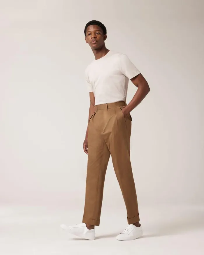 Politix TShirts Men Slim Travel Tee Natural