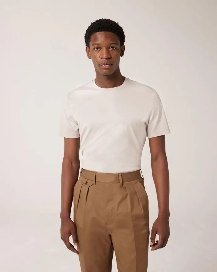 Politix TShirts Men Slim Travel Tee Natural