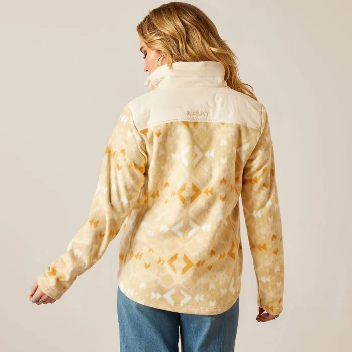 Prescott Fleece Jacket Sand Dune Print Women Ariat Jackets and Vests Prescott Fleece Jacket Sand Dune Print Women Ariat Jackets and Vests