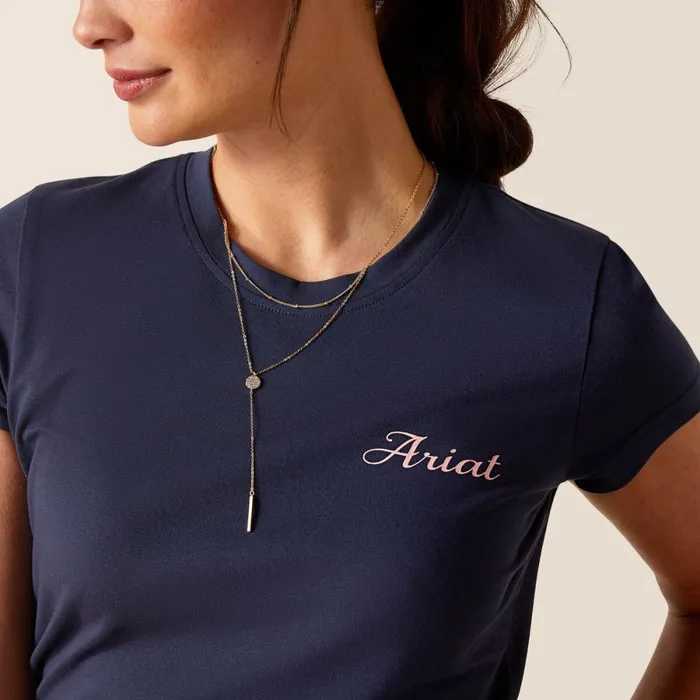 Pretty Shield TShirt Navy Eclipse Women Ariat TShirts and Tops Pretty Shield TShirt Navy Eclipse Women Ariat TShirts and Tops
