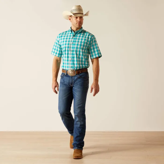 Pro Series Jace Classic Fit Shirt Turquoise Men Ariat Button Down Shirts Pro Series Jace Classic Fit Shirt Turquoise Men Ariat Button Down Shirts