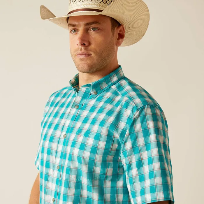 Pro Series Jace Classic Fit Shirt Turquoise Men Ariat Button Down Shirts Pro Series Jace Classic Fit Shirt Turquoise Men Ariat Button Down Shirts