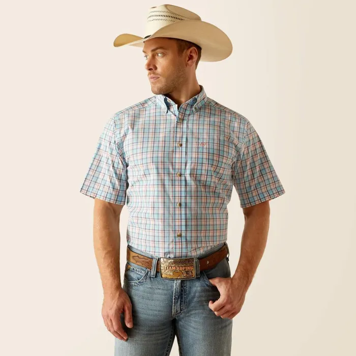 Pro Series Karson Classic Fit Shirt Sky Men Ariat Button Down Shirts