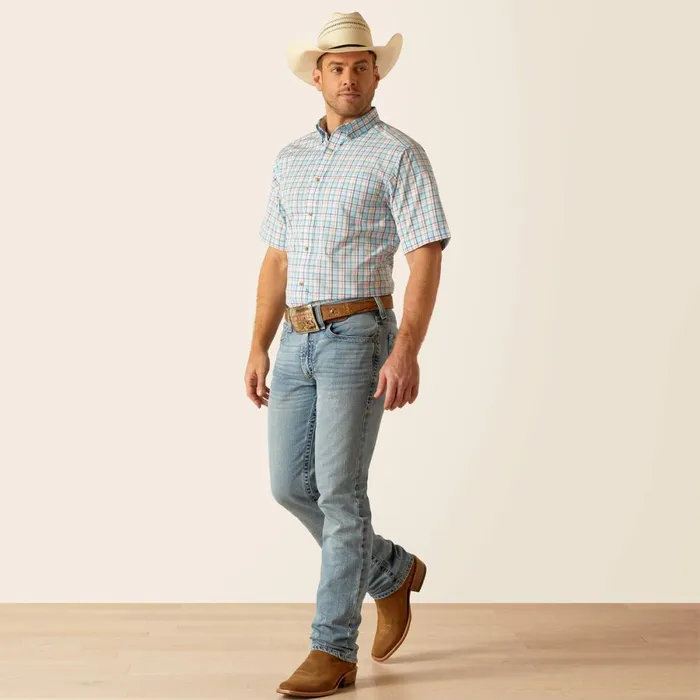 Pro Series Karson Classic Fit Shirt Sky Men Ariat Button Down Shirts Pro Series Karson Classic Fit Shirt Sky Men Ariat Button Down Shirts