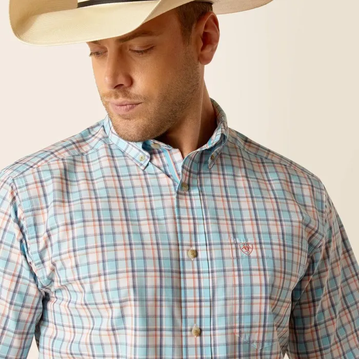 Pro Series Karson Classic Fit Shirt Sky Men Ariat Button Down Shirts Pro Series Karson Classic Fit Shirt Sky Men Ariat Button Down Shirts